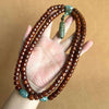 Tibetan Yak Bone Mala — 108-Bead Prayer Strand with Dzi Bead Pendant Buddha Tibet