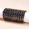 Tiger Eye & Hematite Zodiac Bracelet — Warm Stone, Your Sign - Aries8mmBuddha Tibet