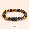 Tiger Eye & Hematite Zodiac Bracelet — Warm Stone, Your Sign - Leo8mmBuddha Tibet