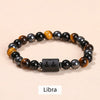 Tiger Eye & Hematite Zodiac Bracelet — Warm Stone, Your Sign - Libra8mmBuddha Tibet