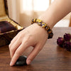 Tiger Eye Pixiu Bracelet — Color-Changing Feng Shui Charm for Wealth & Protection - Buddha Tibet xd00122