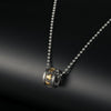 Titanium Steel Buddhist Mantra Necklace - Six True Words Om Mani Padme Hum Pendant for Peace & Protection - Buddha Tibet 