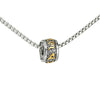 Titanium Steel Buddhist Mantra Necklace - Six True Words Om Mani Padme Hum Pendant for Peace & Protection - Buddha Tibet 