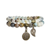 Tree of Life Chakra Bracelet — Tiger Eye & Amethyst Gemstone Set - Amazon StoneBuddha Tibet
