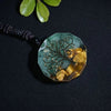 Tree of Life Necklace - Orgonite & Green Aventurine - Buddha Tibet xd00049