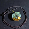 Tree of Life Necklace - Orgonite & Green Aventurine - Buddha Tibet xd00049