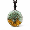 Tree of Life Necklace - Orgonite & Green Aventurine Buddha Tibet