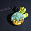 Tree of Life Necklace - Orgonite & Green Aventurine - Buddha Tibet xd00049