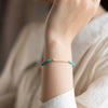 Turquoise & Pearl Single-Strand Bracelet — Chinese Wenwan Style, Daily Wear - Universal FitBuddha Tibet
