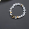 White Agate Bead Bracelet — Natural 10mm Stone Bracelet for Clarity & Calm - Buddha Tibet