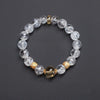 White Agate Bead Bracelet — Natural 10mm Stone Bracelet for Clarity & Calm - Buddha Tibet
