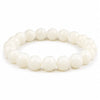 White Bodhi Seed Mala Bracelet — A Quiet Strand for Daily Practice - Round Bead 11mmBuddha Tibet