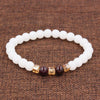 White Chalcedony Bracelet — Clear Expression & Honest Communication - Buddha Tibet xd00099