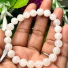 White Jade Bracelet - Calm & Harmony - Buddha Tibet xd00059