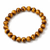 Yellow Tiger Eye Single-Strand Bracelet — Natural Collector-Grade Beads, 5 Sizes - 8mmBuddha Tibet
