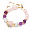 Zodiac Crystal Bracelet — Fresh-Style Natural Stone Bead Bracelet by Birth Sign - Cancer (Jun 22 – Jul 22)Buddha Tibet