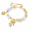 Zodiac Crystal Bracelet — Fresh-Style Natural Stone Bead Bracelet by Birth Sign - Libra (Sep 23 – Oct 23)Buddha Tibet