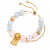 Zodiac Crystal Bracelet — Fresh-Style Natural Stone Bead Bracelet by Birth Sign - Pisces (Feb 19 – Mar 20)Buddha Tibet