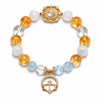Zodiac Crystal Bracelet — Natural Stone Bead Bracelet Matched to Your Sign Buddha Tibet