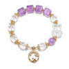 Zodiac Crystal Bracelet — Natural Stone Bead Bracelet Matched to Your Sign Buddha Tibet
