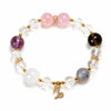 Zodiac Multi-Stone Crystal Bracelet — Natural Gemstone Bead Bracelet by Birth Sign - Aquarius (Jan 20 – Feb 18)Buddha Tibet