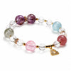 Zodiac Multi-Stone Crystal Bracelet — Natural Gemstone Bead Bracelet by Birth Sign - Aquarius (Jan 20 – Feb 18)Buddha Tibet