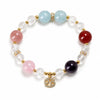 Zodiac Multi-Stone Crystal Bracelet — Natural Gemstone Bead Bracelet by Birth Sign Buddha Tibet