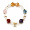 Zodiac Multi-Stone Crystal Bracelet — Natural Gemstone Bead Bracelet by Birth Sign - Gemini (May 21 – Jun 21)Buddha Tibet