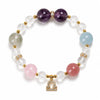 Zodiac Multi-Stone Crystal Bracelet — Natural Gemstone Bead Bracelet by Birth Sign Buddha Tibet