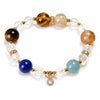 Zodiac Multi-Stone Crystal Bracelet — Natural Gemstone Bead Bracelet by Birth Sign - Taurus (Apr 20 – May 20)Buddha Tibet