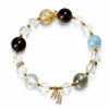 Zodiac Multi-Stone Crystal Bracelet — Natural Gemstone Bead Bracelet by Birth Sign Buddha Tibet
