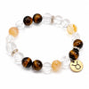 Zodiac White Crystal Bead Bracelet — Natural Stone Stretch Bracelet by Birth Sign - TaurusBuddha Tibet